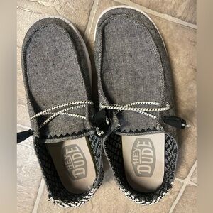 Hey Dude Charcoal Slip-On Shoes